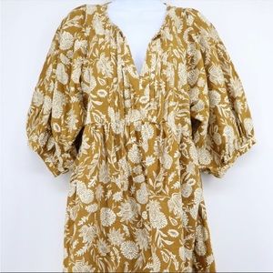 Universal Thread BoHo  Sun Dress Brown Floral- M